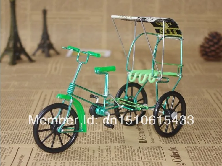 bright green Convertible Rickshaw |