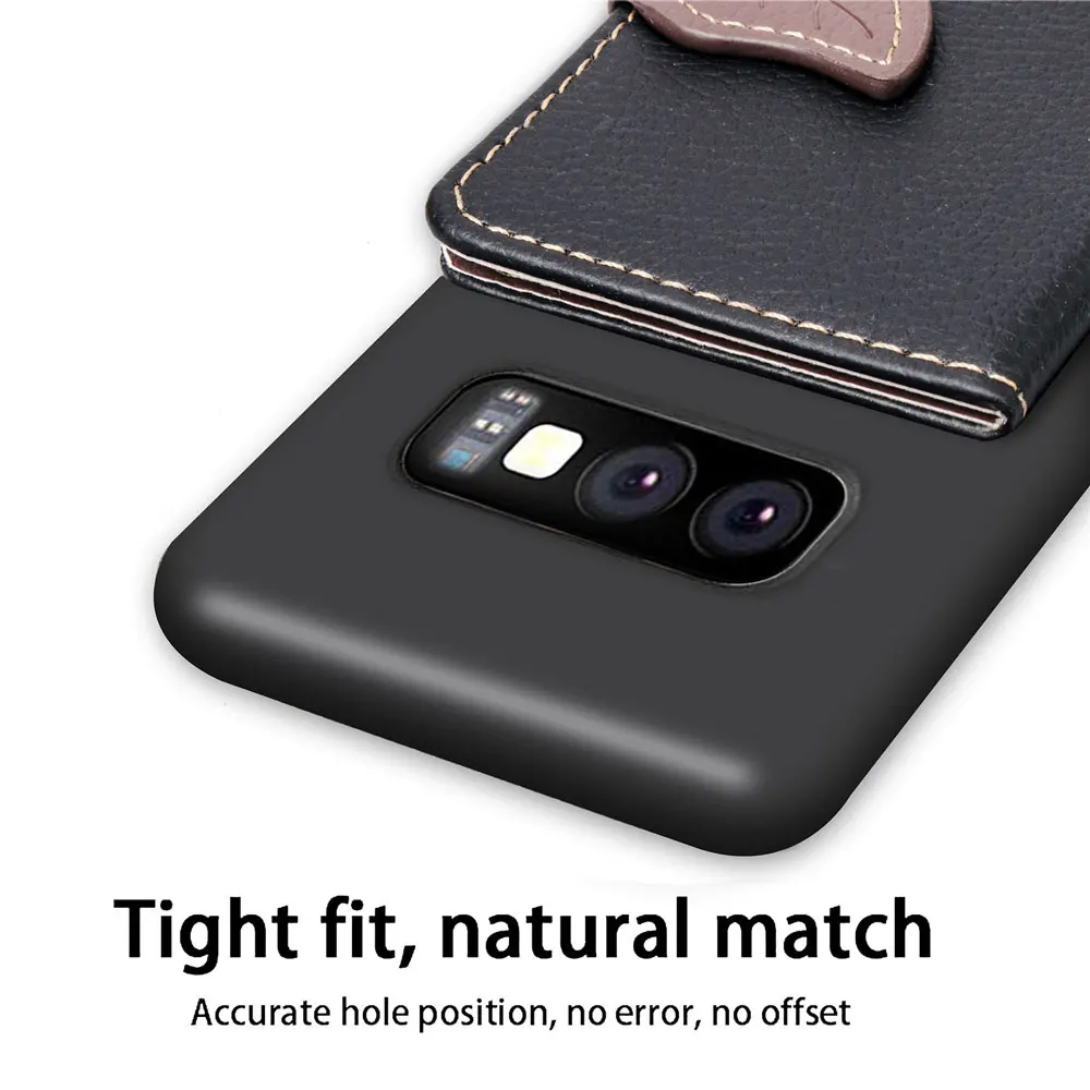 PU Leather wallet case For SAMSUNG S10 S9 S8 S10e Soft Litchi Patterned Cover Case A50 A70 M10 S10PLUS A8 A6 J6 | Мобильные телефоны