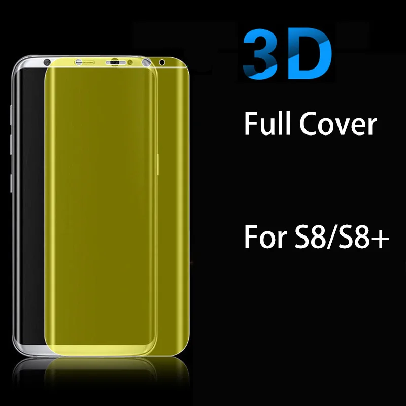 GXE 3D полное покрытие мягкая пленка протектор экрана для Samsung Galaxy S8 Plus + S6 S7 Edge A3 A5 A7