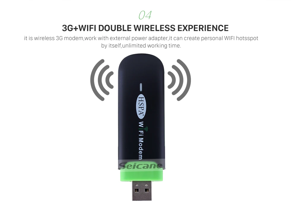 Seicane Car Internet 3G Module WIFI Modem Portable External hotspot device for Seicane Android WIFI AutoRadio Head Stereo Player