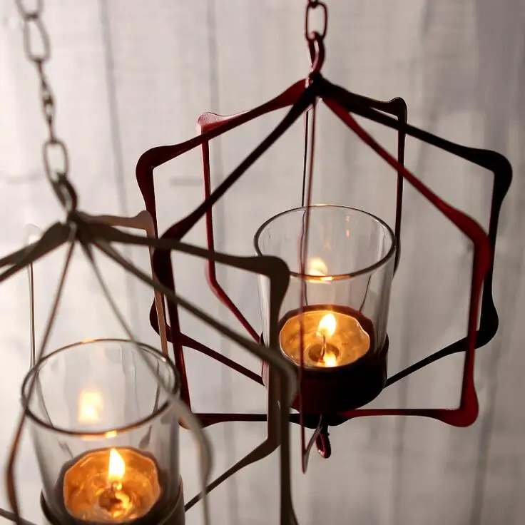 1 шт. декоративный подсвечник из железа 35 см|hanging candle holder|iron hanging holdercandle holders |