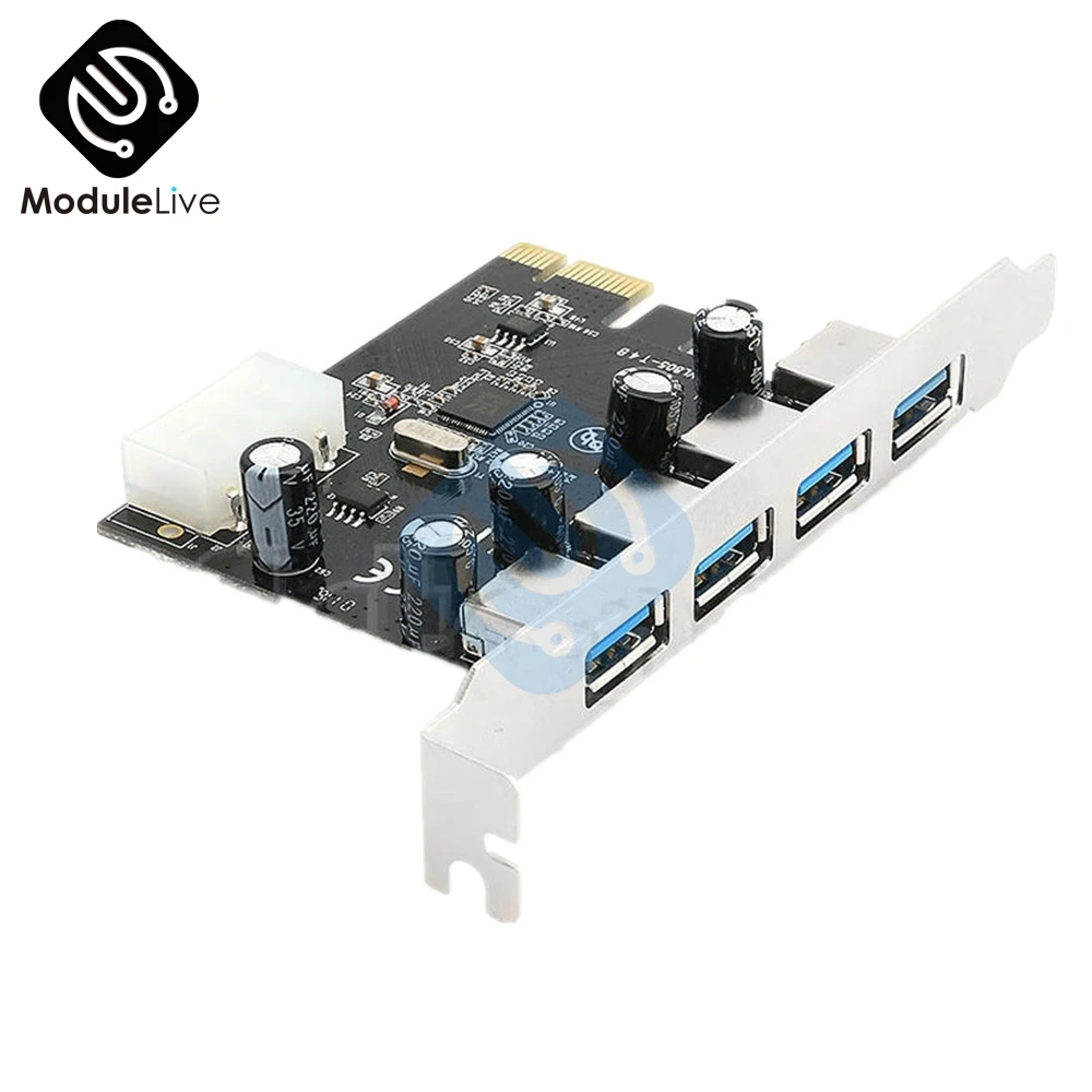 Карта расширения PCI E Express с 4 портами SuperSpeed USB 3 0 e адаптер для Mac Pro|card card|card usbcard adapter |