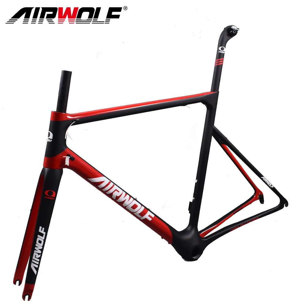 Airwolf Сверхлегкий углерод дорожный каркас полный Toray T1000 bicicleta карбоновая рама с