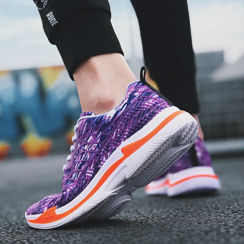 Новая мужская спортивная обувь трендовые легкие дышащие кроссовки для взрослых