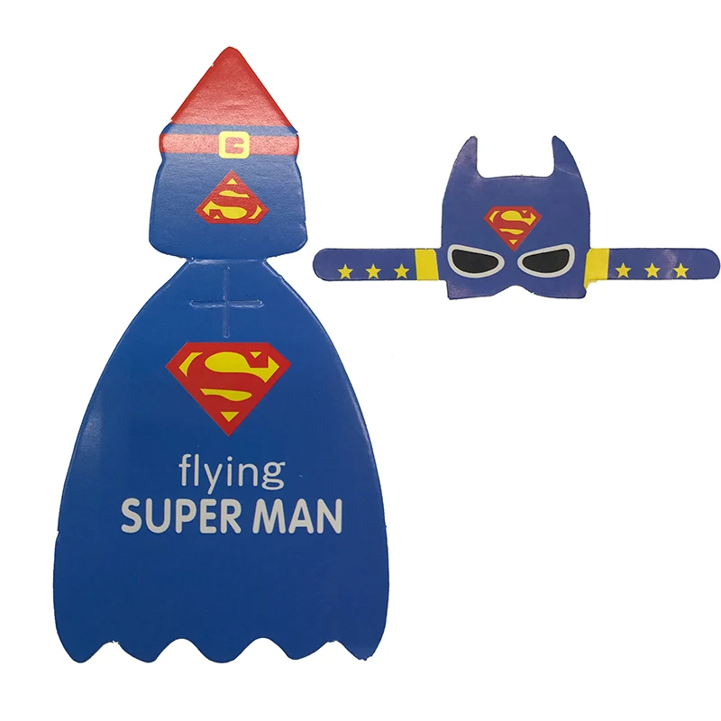 Superman x54pc 54 шт. Супермен Бэтмен мультфильм конфеты Леденец Украшения карты для детей день рождения принадлежности конфеты подарок аксессуары - Цвет: Superman x54pc