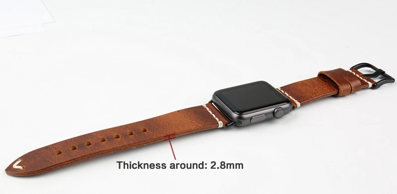 MAIKES специальный ремешок из коровьей кожи для Apple Watch ремешок 44 мм 40 мм/42 мм 38 мм серия 4 3 2 1 iWatch ремешок для часов
