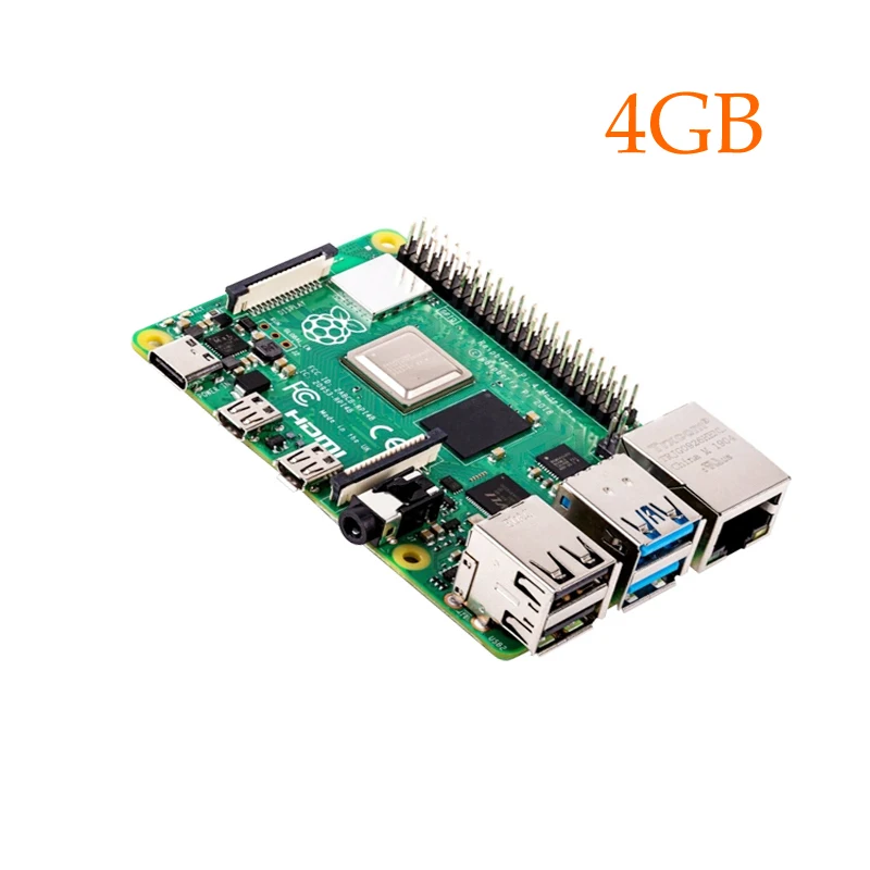 Последние Raspberry Pi 4 Model B с 1/2/4GB Поддержка 2,4/5,0 ГГц WI-FI Bluetooth 5,0