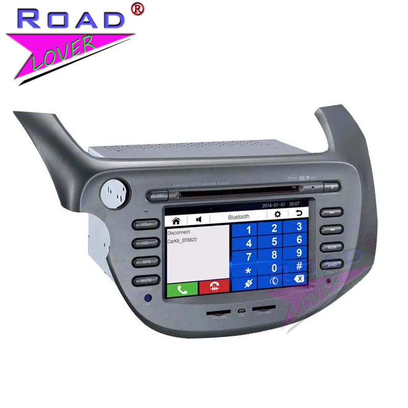 7-дюймовый автомобильный медиацентр TOPNAVI Wince 6 0 DVD-плеер для Honda Fit/Jazz 2007- Stereo GPS Navi