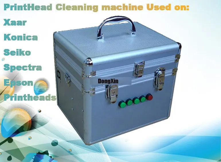 

DHL free shipping Solvent printhead cleaning machine for Xaar konica For seiko spectra printhead