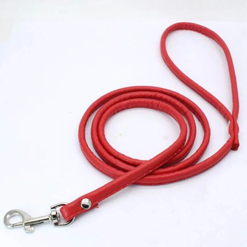 Поводок для кошек и щенков длинная гладкая искусственная кожа поводки собак