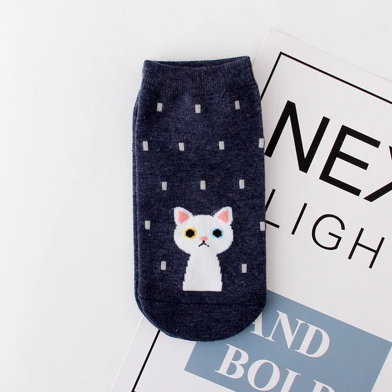 [EIOISAPRA] удобные носки с милыми мультяшными котами женские модные дышащие забавные