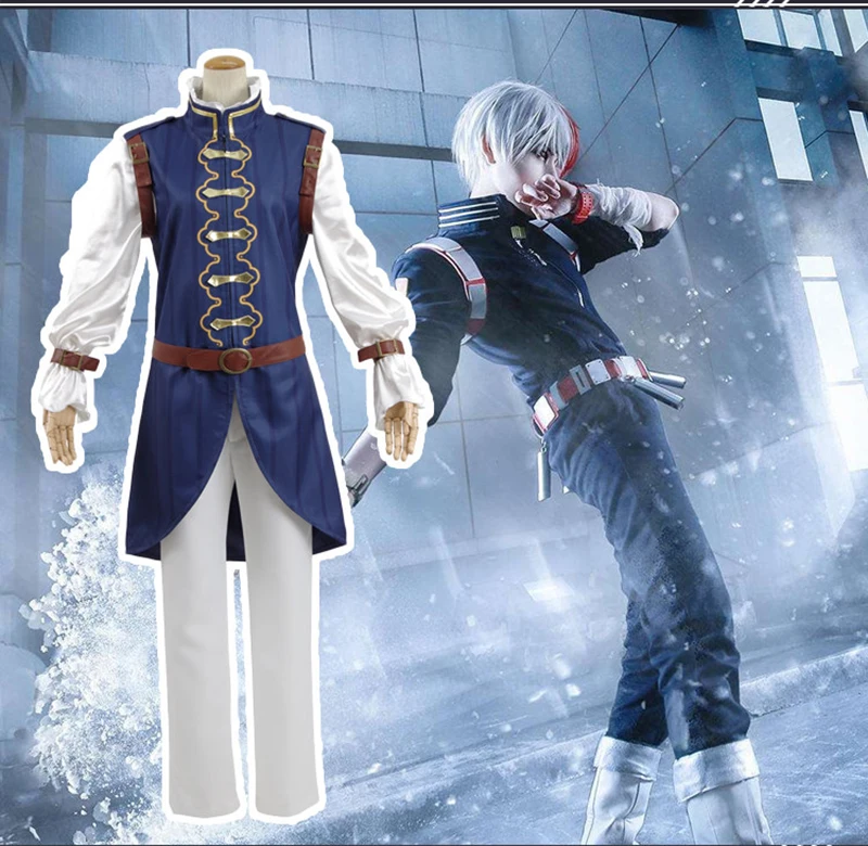Cosplaydiy на заказ Boku No Hero academic Косплей мой герой костюм Todoroki Prince карнавальный