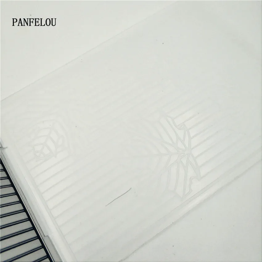 PANFELOU Line это кленовый лист папки для тиснения пластика скрапбукинга DIY шаблон