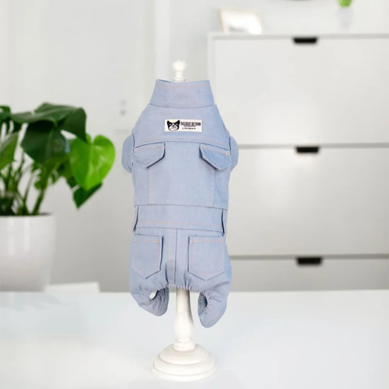 Крутой комбинезон для собак маленьких средних хлопковый жилет куртка домашнего