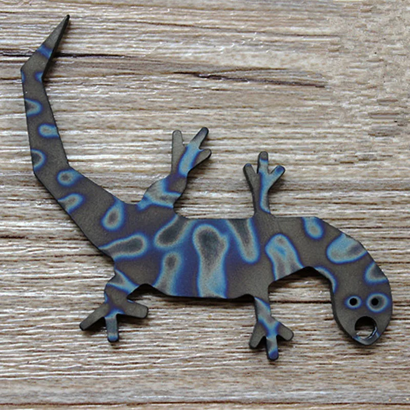 Открывалка для ключей EDC Gecko с защитой от тела нож из титанового сплава бусины