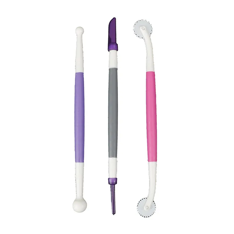 3 шт. Бисквитное печенье для торта глина помадка украшение цветок сахарный