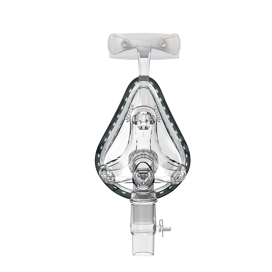 FM1 маска для лица для храпа применяется к медицинской CPAP BiPAP силиконовый гелевый Материал Размер/М/Л с зажимом для головного убора