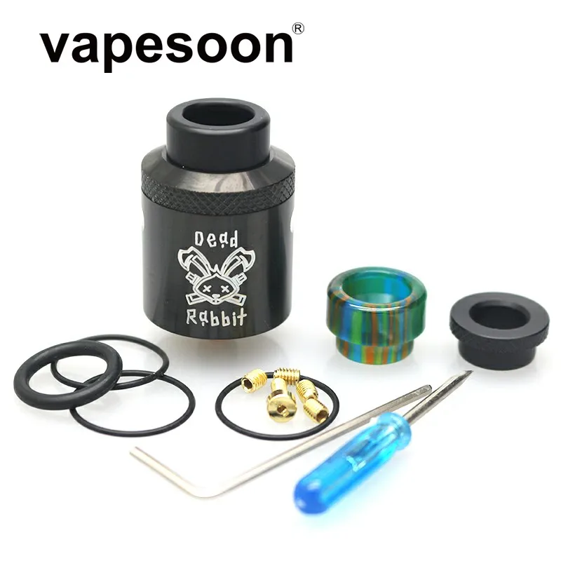 Dead Rabbit BF RDA Atmoizer Tank aluminum поддерживает одинарную/двойную катушку Vape пригодную для
