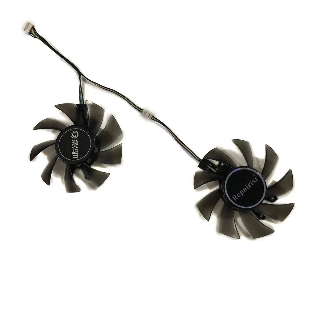 2 шт./компл. T128015DU GTX1060 GK RTX2060 GPU VGA охлаждающий вентилятор для kuroutoshikou GALAKURO KFA2 GTX 1060 GF