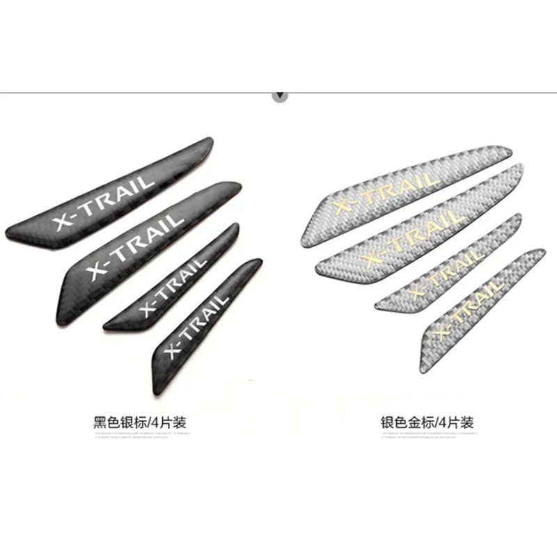 Автомобильный Стайлинг двери Противоударная полоса углеродное волокно Защитная