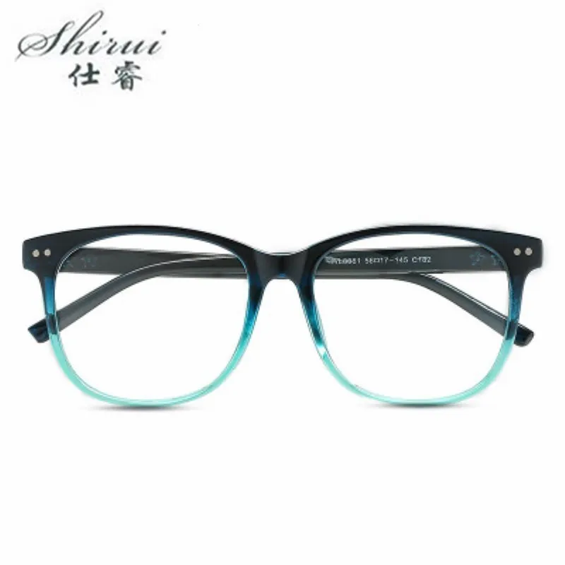 2019 большая коробка для глаз пластиковая оправа квадратные очки стиль