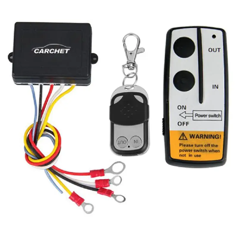 CARCHET 3 шт. беспроводной набор лебедки дистанционного управления 12В для грузовик