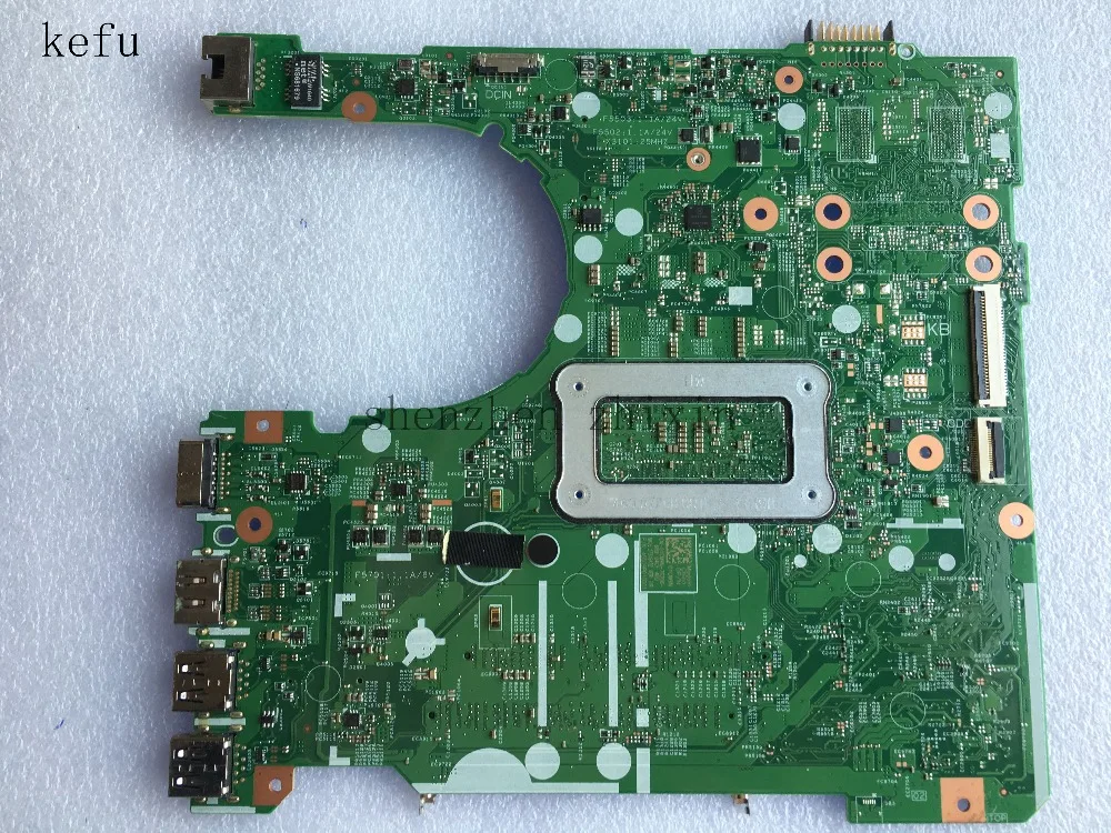 Материнская плата KEFU для ноутбука DELL 3568 модель I3 7100U 01CM9N 1CM9N 91N85 DDR4 материнская