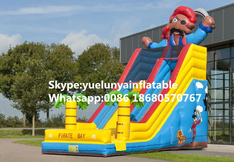 

(China Guangzhou) manufacturers selling inflatable slides,Pirate Slides KY-668