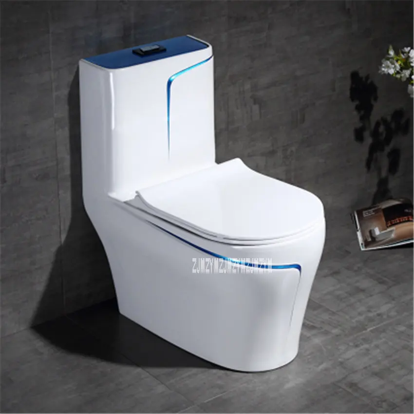 blue JMU-036 напольный керамический туалет, домашний туалет, маленькая квартира, ванная комната, Европейский водосберегающий супер сифон, Туалет - Цвет: blue