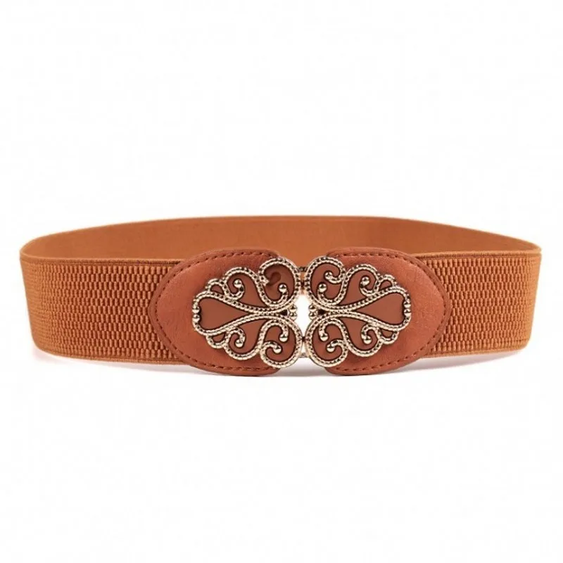 Новинка 2020 модный эластичный широкий пояс для зимнего платья женский на талию