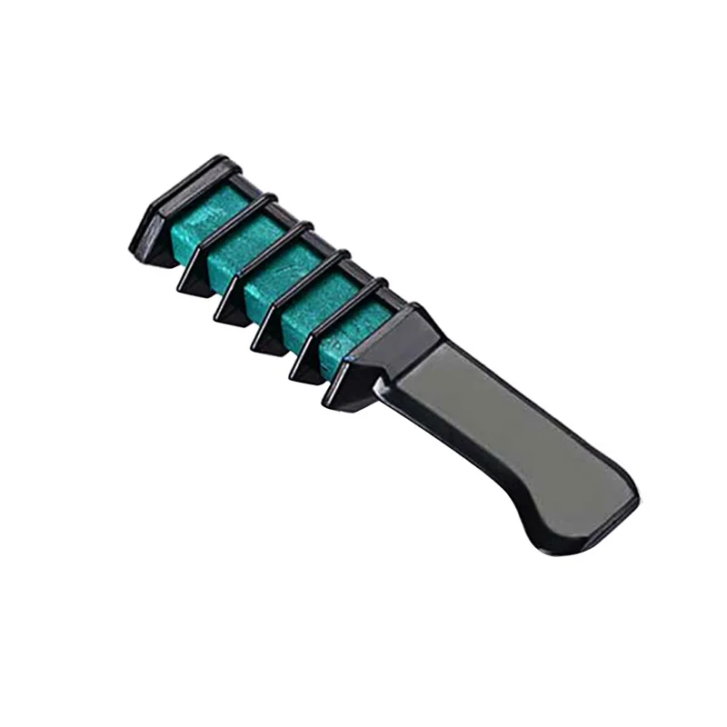 Новая Полуперманентная цветная меловая пудра для волос с расческой Временная