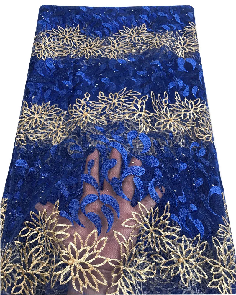 Новейший дизайн 2019 зеленая африканская Тюлевая кружевная ткань