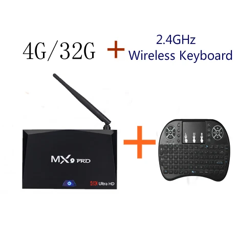 4G 32G Add Keyboard1 Docooler MX9 Pro Android tv Box 4GB32GB RK3328 Android8.1Quad Core 4K tv BOX 2.4G5G WiFi Bluetooth Smart телеприставка PK X96 MINI - Цвет: 4G 32G Add Keyboard1