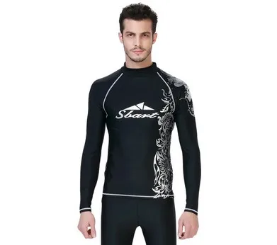 Sun coat Мужской солнцезащитный купальный костюм, куртка, подводное плавание, одежда с длинными рукавами, защита от медуз, водолазный костюм, Пляжная рубашка, футболка, штаны для дайвинга - Цвет: Sun coat