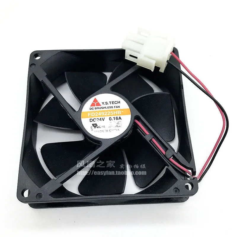 Новый вентилятор охлаждения Y.S.TECH FD249225HB 9025 24 В 0 16 а 9 см| |