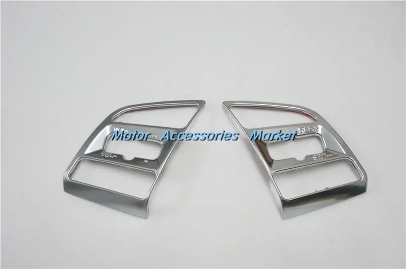 Новинка 2 шт. хромированная накладка на руль для Hyundai Tucson 2016 2017 2018|2016 hyundai tucson|trim