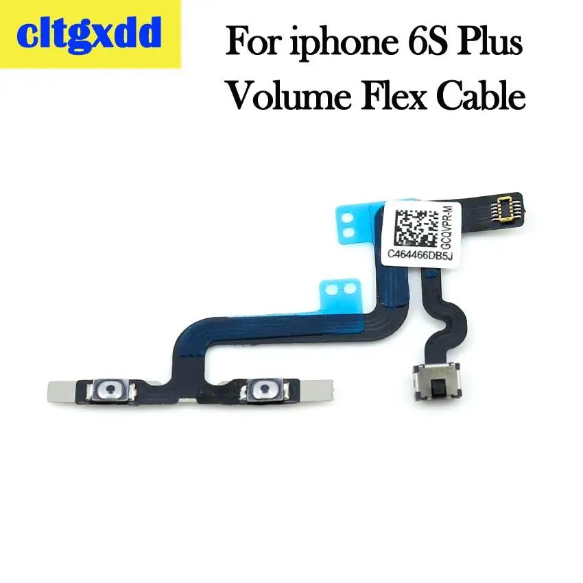 Cltgxdd для iPhone 4, 4S, 5, 5S, 5C, 6, 6S Plus кнопка регулировки громкости источник энергии переключатель на кнопку выключения ключ гибкий кабель, сменные детали