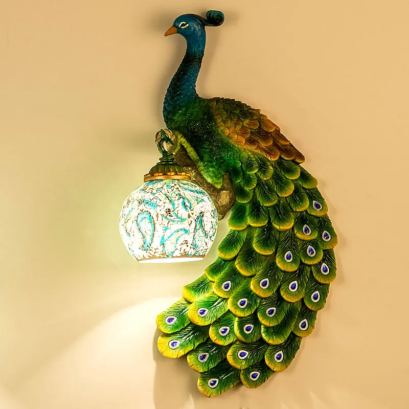 Европейский стиль гостиная ТВ фонарь настенный с задним освещением прохода