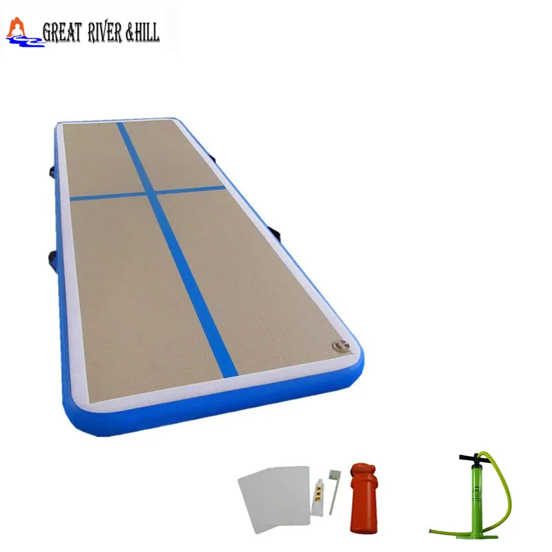 

high quality 3mx1mx0.1m inflatable air track gymnastics mat use for home