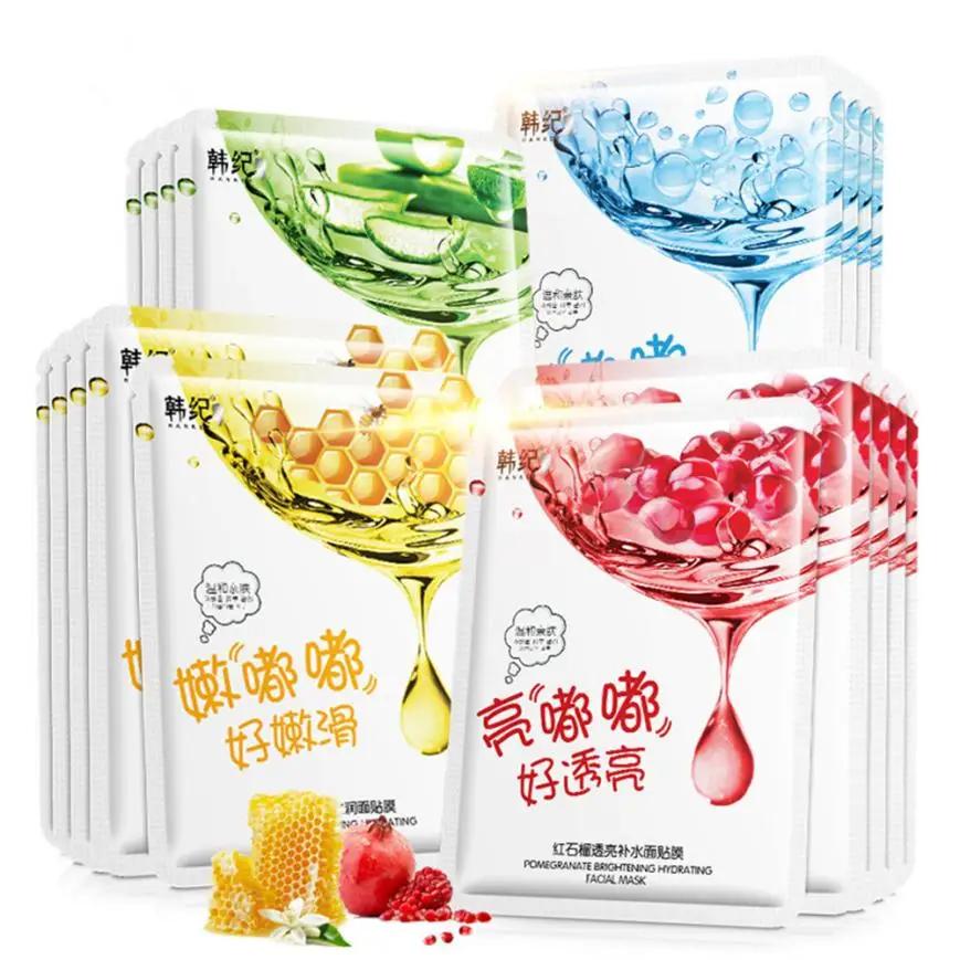 Уход за кожей растительная маска для лица увлажняющий контроль масла удаления