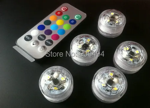 Подводный светильник для вазы с дистанционным управлением 3 светодиода | Дом и