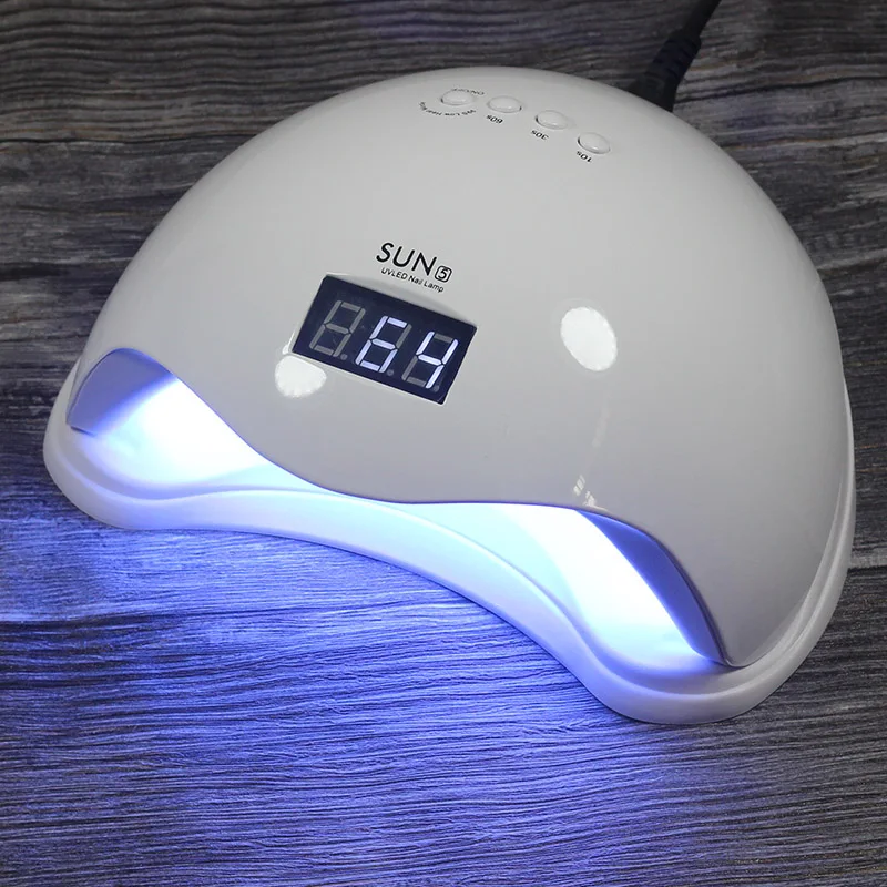 Светодиодная УФ-лампа для маникюра маникюрный набор гель-лака основа и верхнее