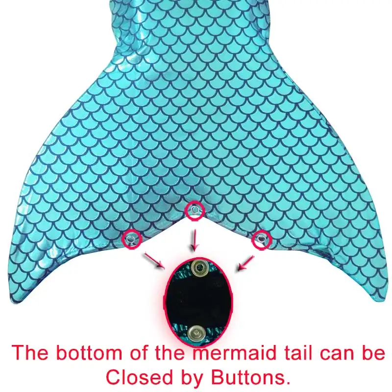 Женский детский костюм русалочки маскарадный купальный русалочка Ариэль 8 ми