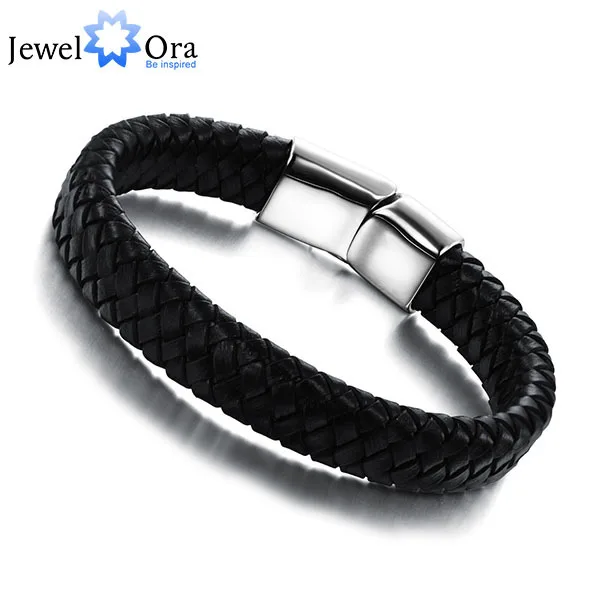 Натуральная кожа простые браслет 200мм обертывание для мужчин классикий