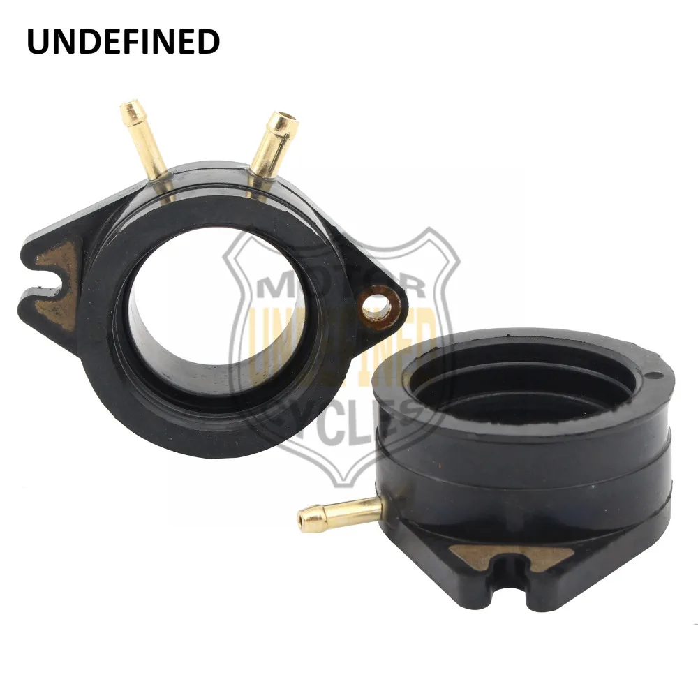 Черный карбюратор для впускного коллектора 2 шт. набор соединительных ботинок