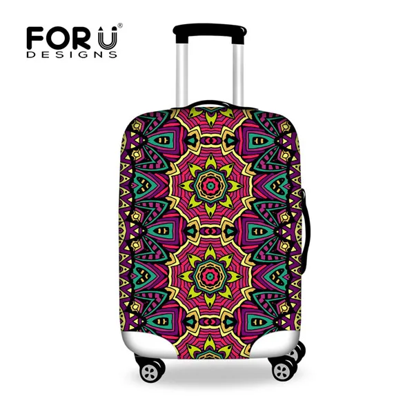 HA0122M FORUDESIGNS, винтажный дорожный багажный Защитный чехол для 18-30 дюймов, чехол для багажника, эластичное водонепроницаемое покрытие чемодана, растягивающийся багаж - Цвет: HA0122M