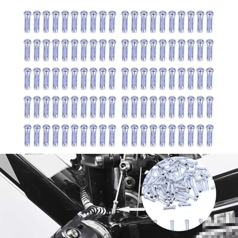 100 шт. Алюминий велосипед велосипедный тормоз переключения внутренняя кабельные