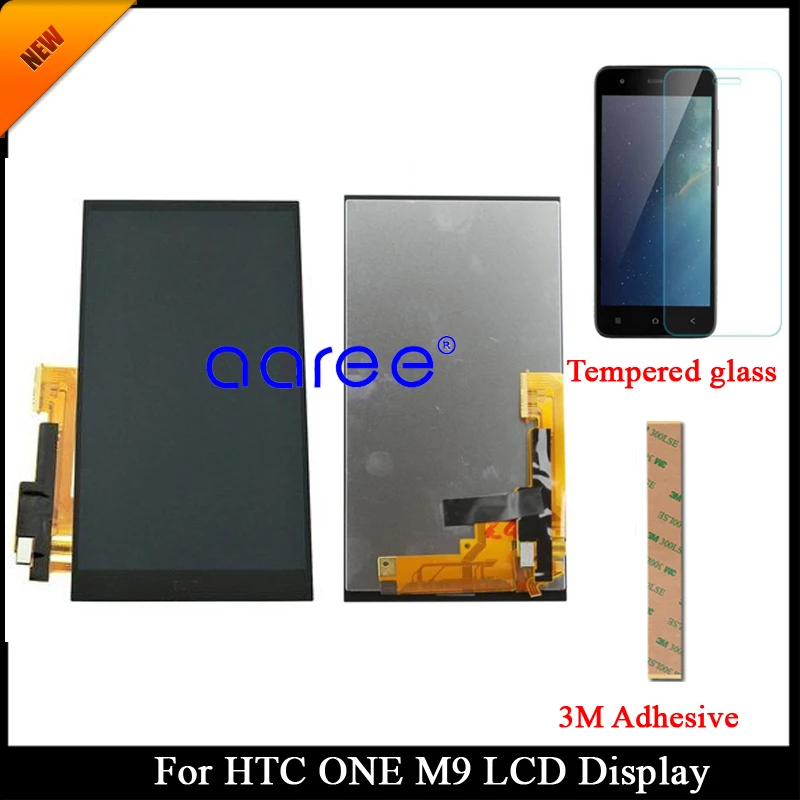 100% протестированная гарантия качества AAA для HTC ONE M9 ЖК дисплей экран сенсорный