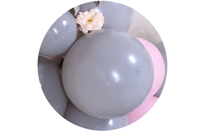 10 шт. серый Макарон Пастель воздушные шары букет Baby Shower переезд детской комнаты День рождения Свадебные украшения