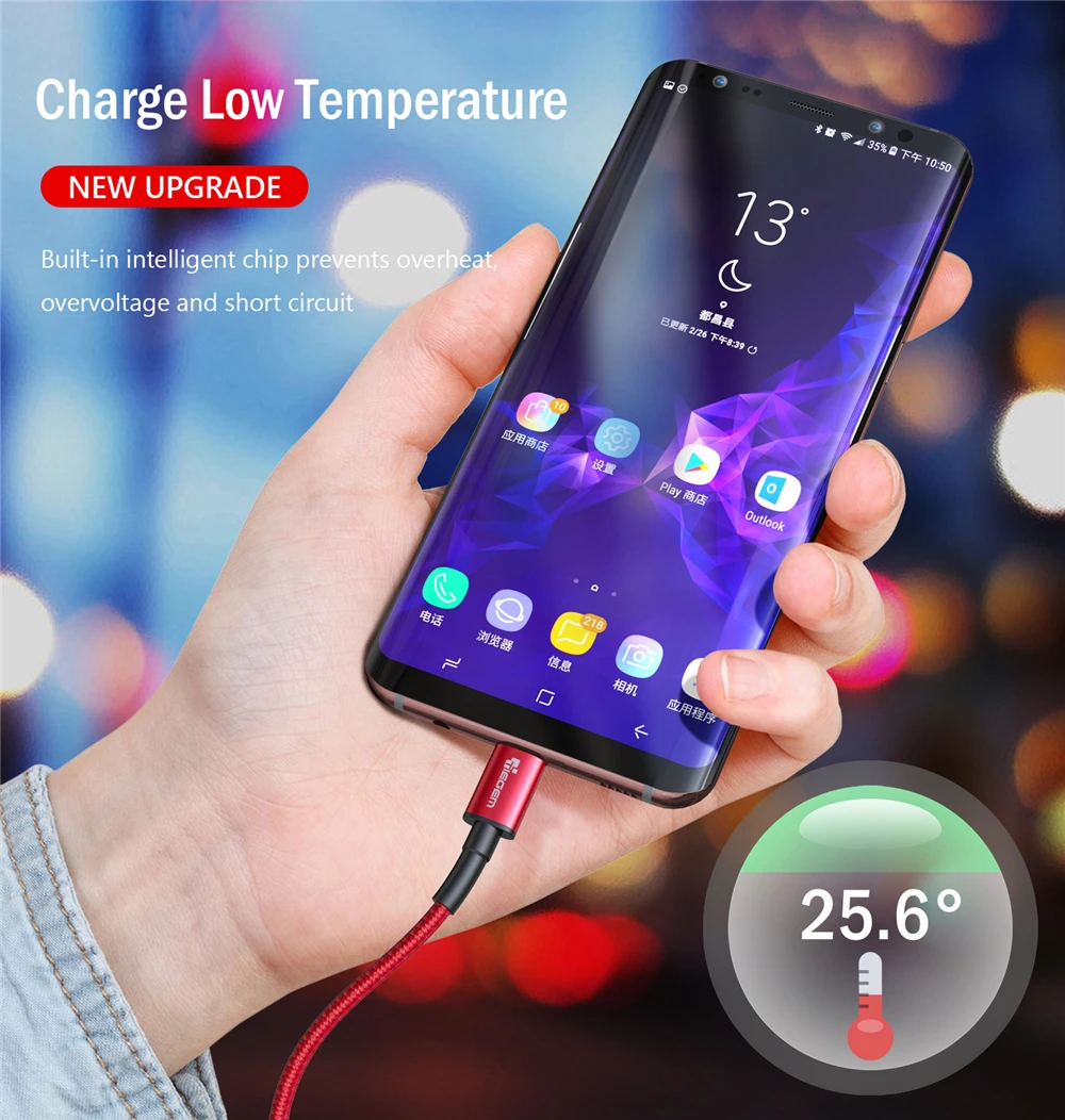 TIEGEM Micro USB кабель 2.5A нейлон Быстрая зарядка USB кабель для передачи данных для samsung Xiaomi LG планшет Android мобильный телефон usb зарядный шнур
